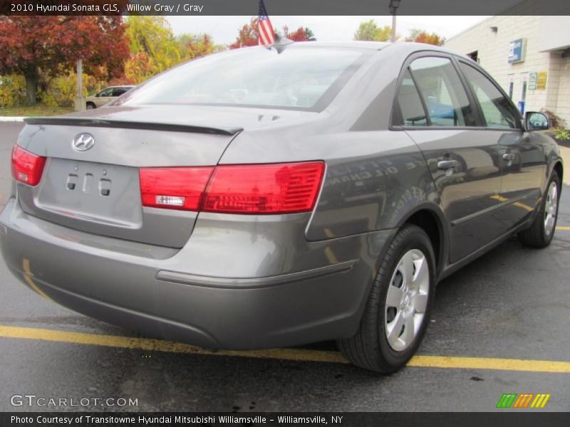 Willow Gray / Gray 2010 Hyundai Sonata GLS