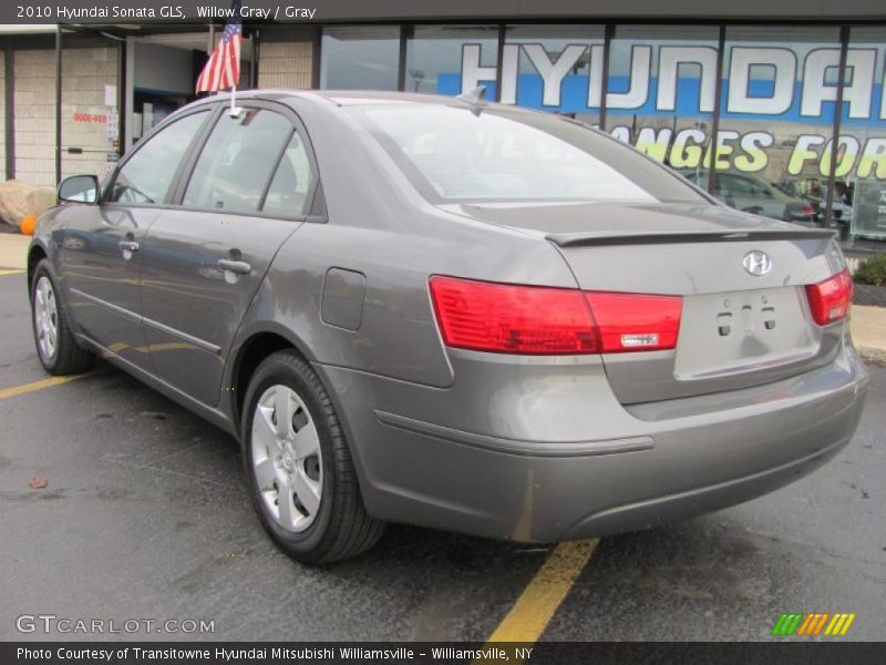 Willow Gray / Gray 2010 Hyundai Sonata GLS