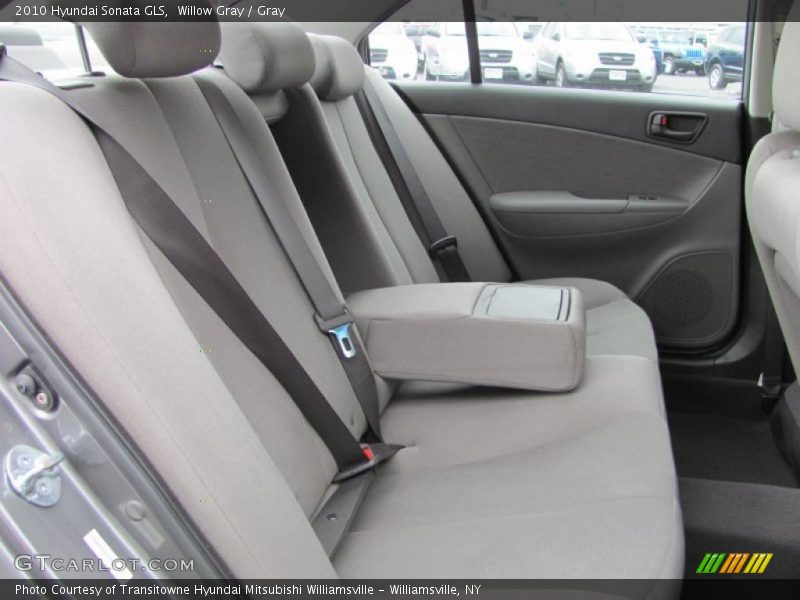 Willow Gray / Gray 2010 Hyundai Sonata GLS