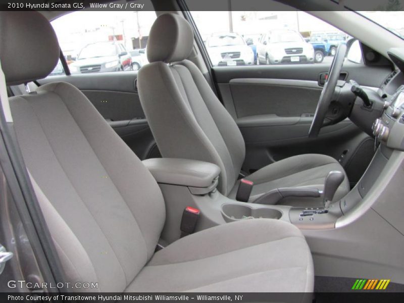 Willow Gray / Gray 2010 Hyundai Sonata GLS