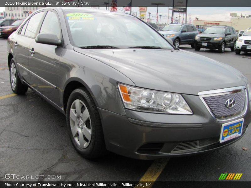 Willow Gray / Gray 2010 Hyundai Sonata GLS