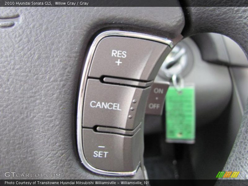 Willow Gray / Gray 2010 Hyundai Sonata GLS