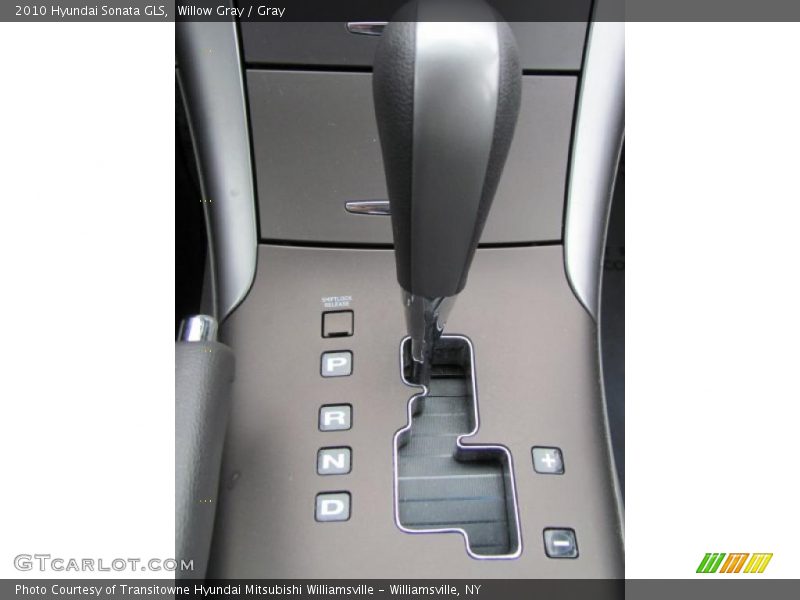 Willow Gray / Gray 2010 Hyundai Sonata GLS