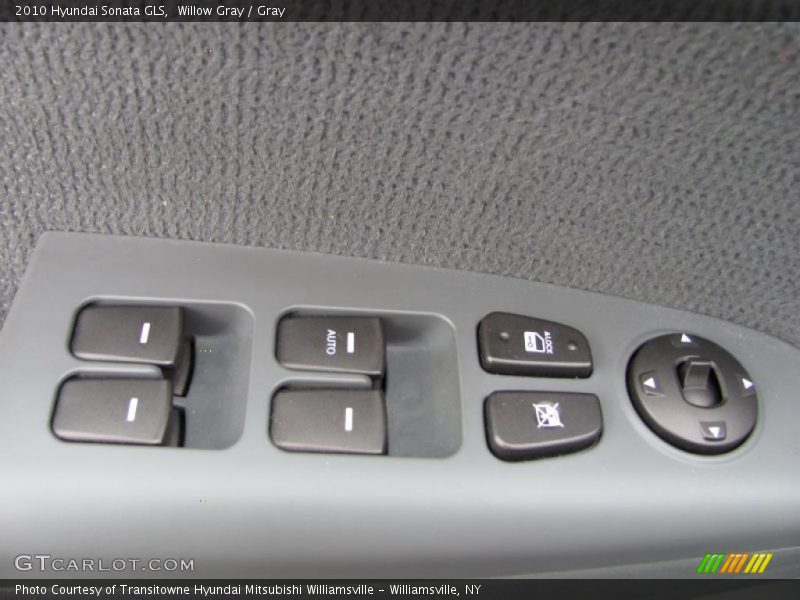 Willow Gray / Gray 2010 Hyundai Sonata GLS