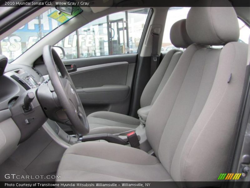 Willow Gray / Gray 2010 Hyundai Sonata GLS
