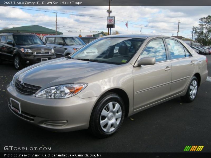 Front 3/4 View of 2003 Camry LE