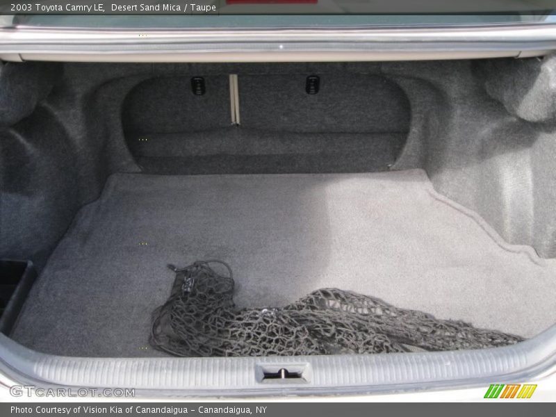  2003 Camry LE Trunk