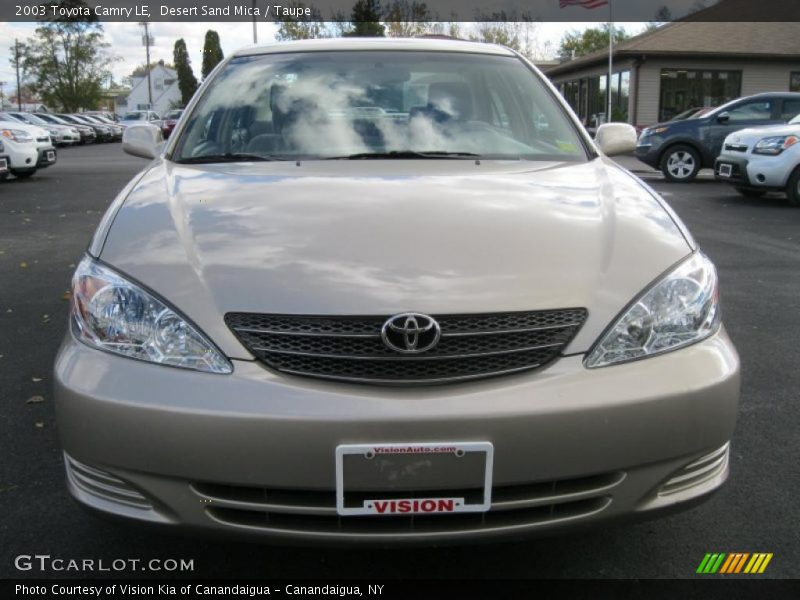Desert Sand Mica / Taupe 2003 Toyota Camry LE