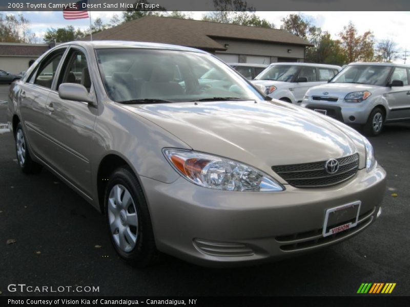 Desert Sand Mica / Taupe 2003 Toyota Camry LE