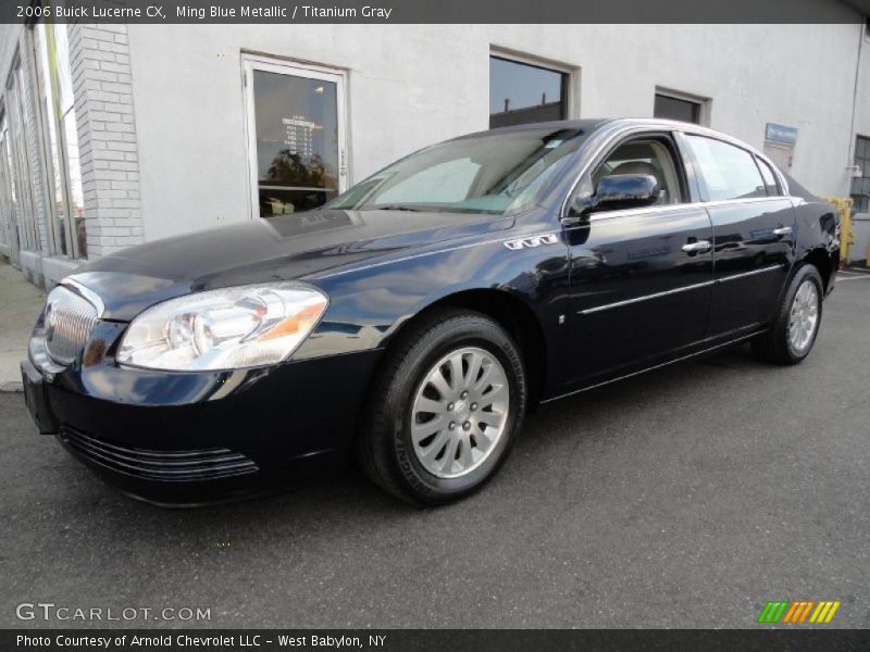Ming Blue Metallic / Titanium Gray 2006 Buick Lucerne CX
