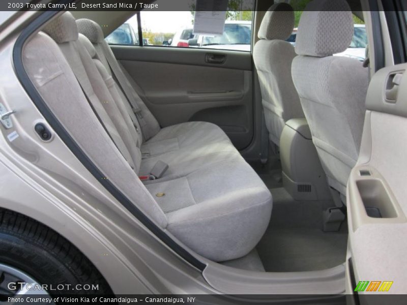 Desert Sand Mica / Taupe 2003 Toyota Camry LE