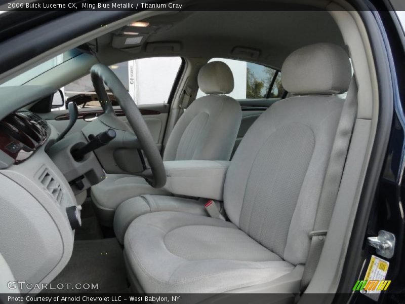 Ming Blue Metallic / Titanium Gray 2006 Buick Lucerne CX