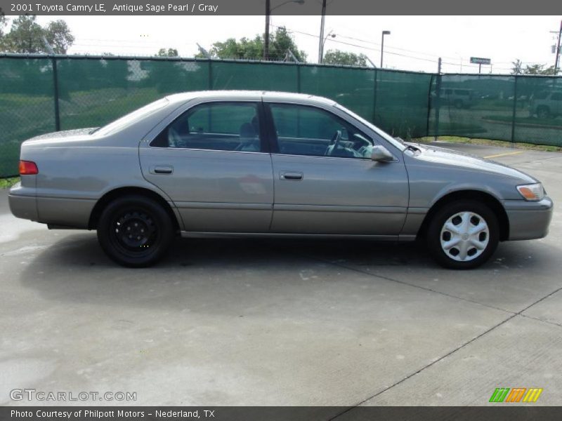 Antique Sage Pearl / Gray 2001 Toyota Camry LE