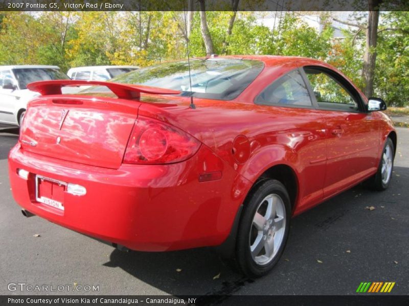 Victory Red / Ebony 2007 Pontiac G5