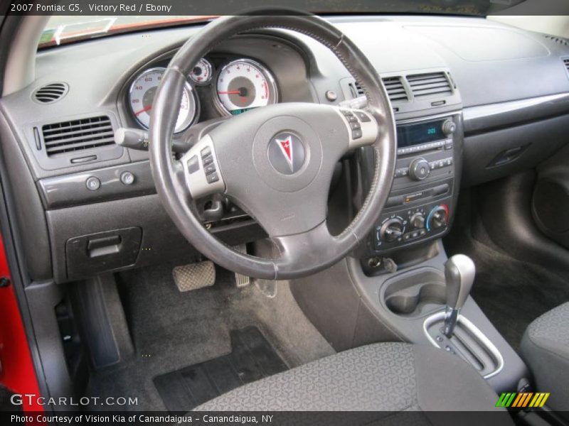 Victory Red / Ebony 2007 Pontiac G5