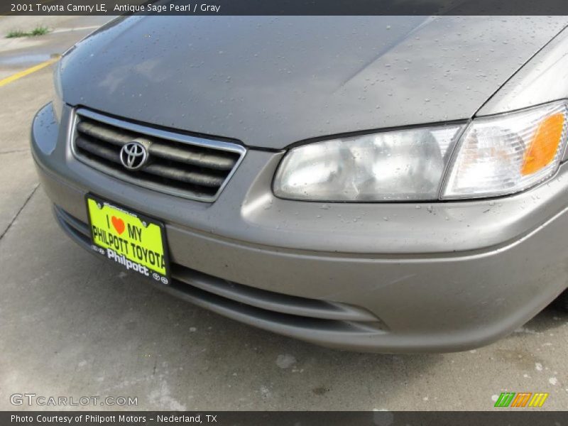 Antique Sage Pearl / Gray 2001 Toyota Camry LE