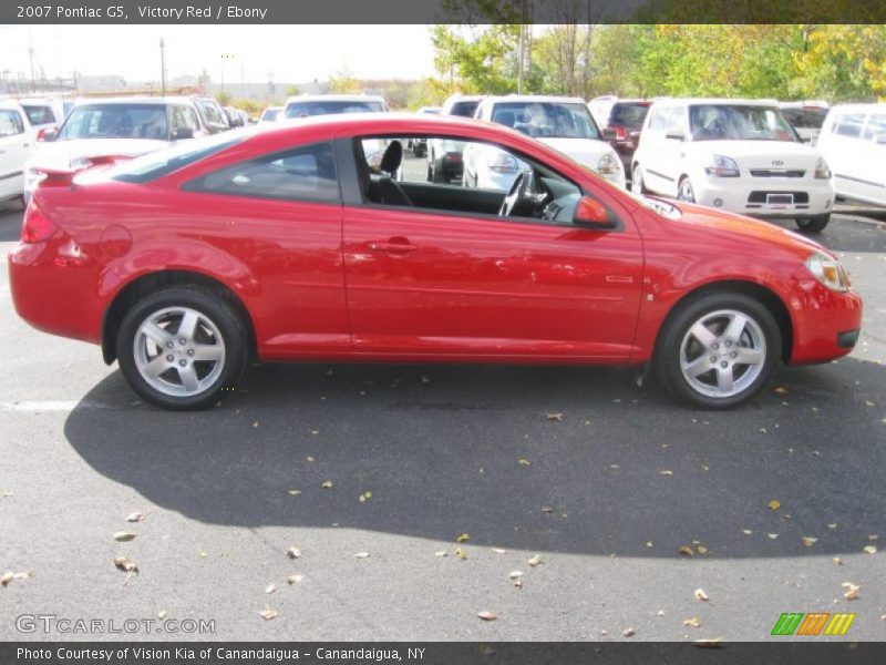 Victory Red / Ebony 2007 Pontiac G5