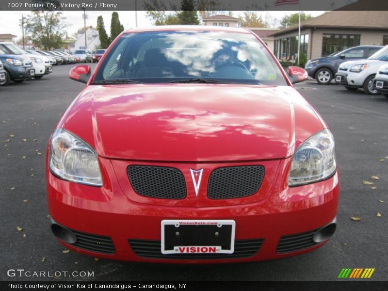 Victory Red / Ebony 2007 Pontiac G5