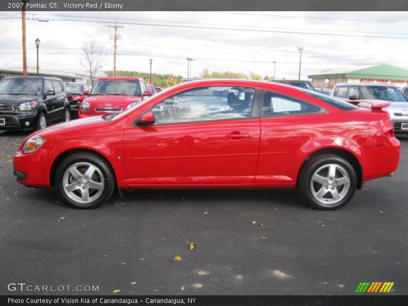 Victory Red / Ebony 2007 Pontiac G5