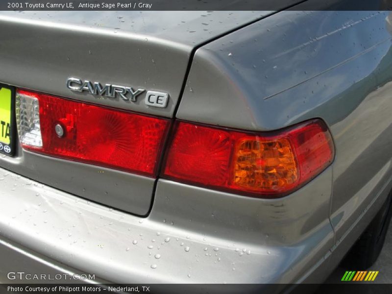 Antique Sage Pearl / Gray 2001 Toyota Camry LE