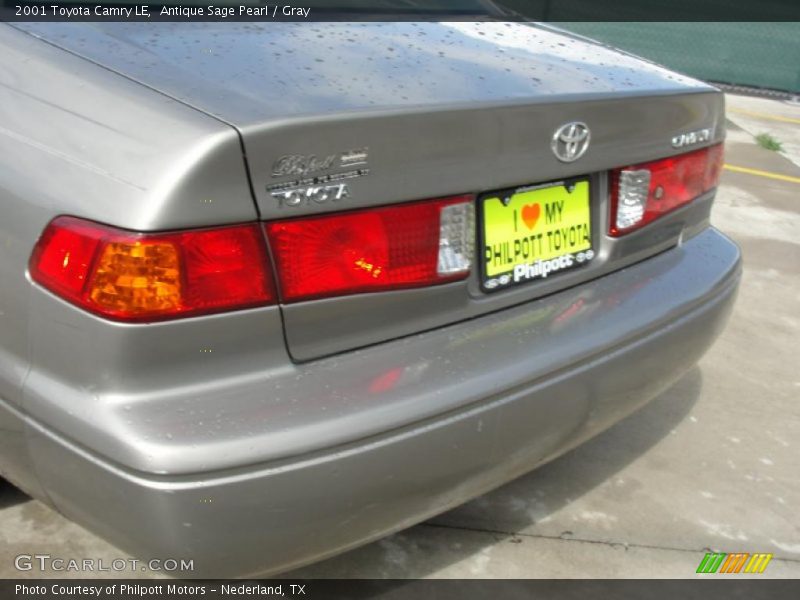 Antique Sage Pearl / Gray 2001 Toyota Camry LE