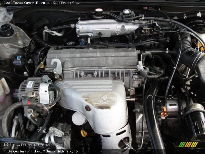 Antique Sage Pearl / Gray 2001 Toyota Camry LE