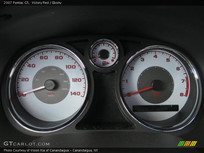 Victory Red / Ebony 2007 Pontiac G5