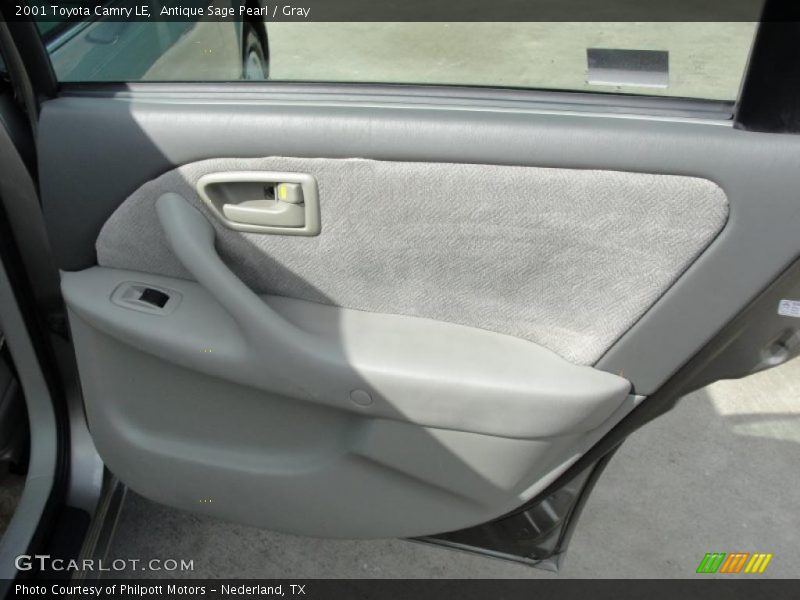 Antique Sage Pearl / Gray 2001 Toyota Camry LE
