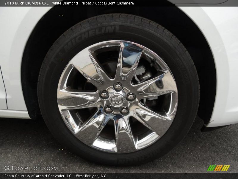 White Diamond Tricoat / Cocoa/Light Cashmere 2010 Buick LaCrosse CXL