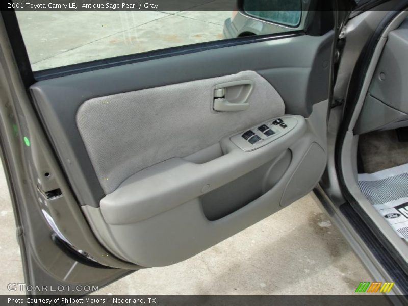 Antique Sage Pearl / Gray 2001 Toyota Camry LE