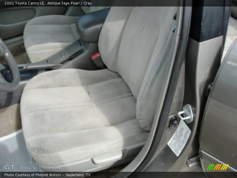 Antique Sage Pearl / Gray 2001 Toyota Camry LE
