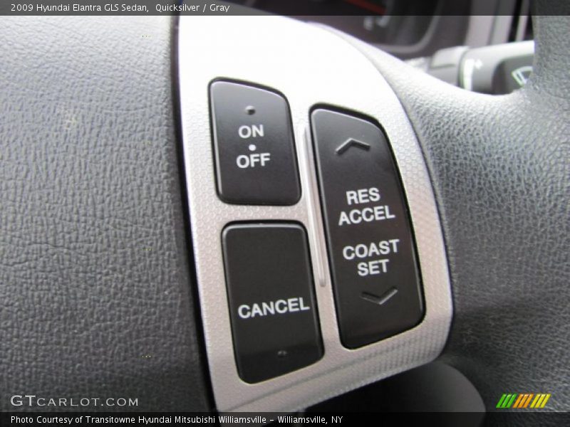 Quicksilver / Gray 2009 Hyundai Elantra GLS Sedan