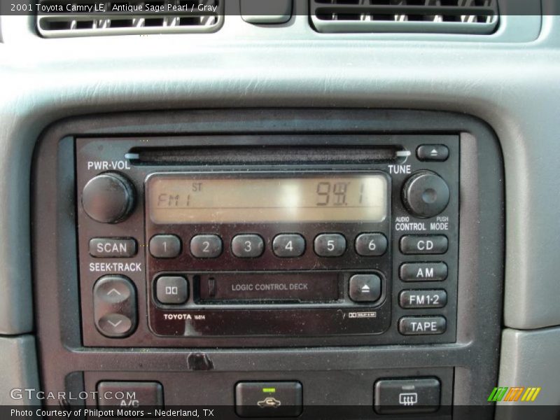 Antique Sage Pearl / Gray 2001 Toyota Camry LE