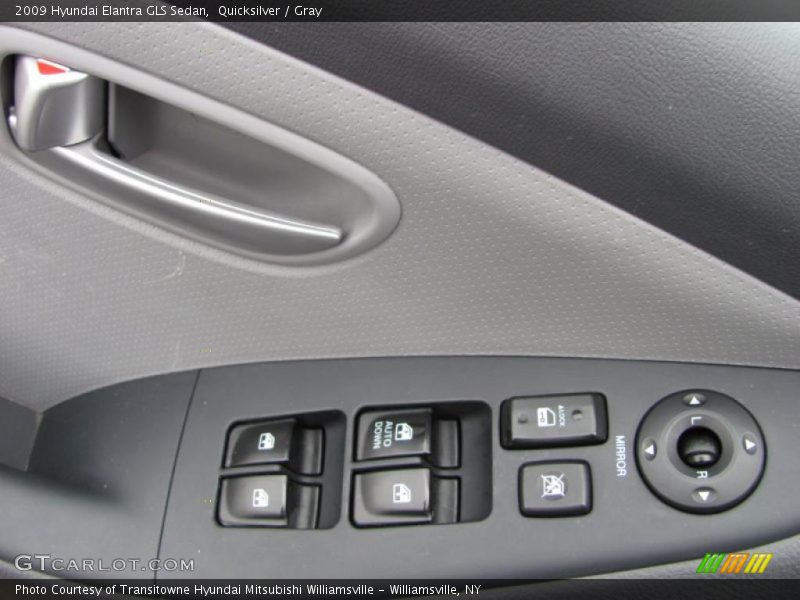 Quicksilver / Gray 2009 Hyundai Elantra GLS Sedan