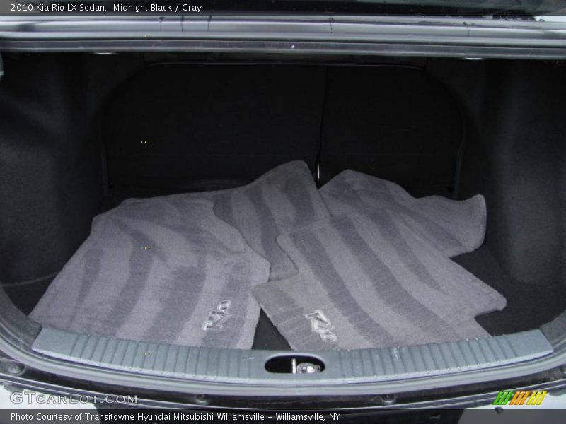 Midnight Black / Gray 2010 Kia Rio LX Sedan