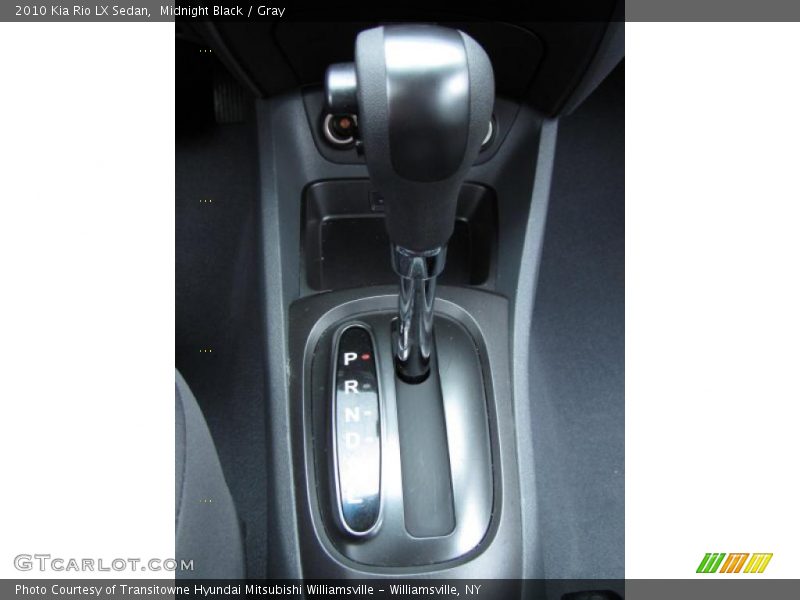 2010 Rio LX Sedan 4 Speed Automatic Shifter