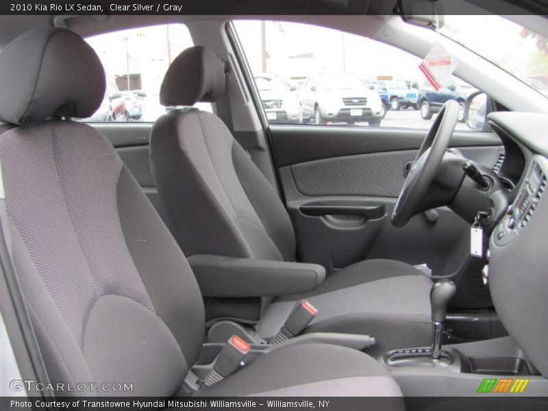 Clear Silver / Gray 2010 Kia Rio LX Sedan