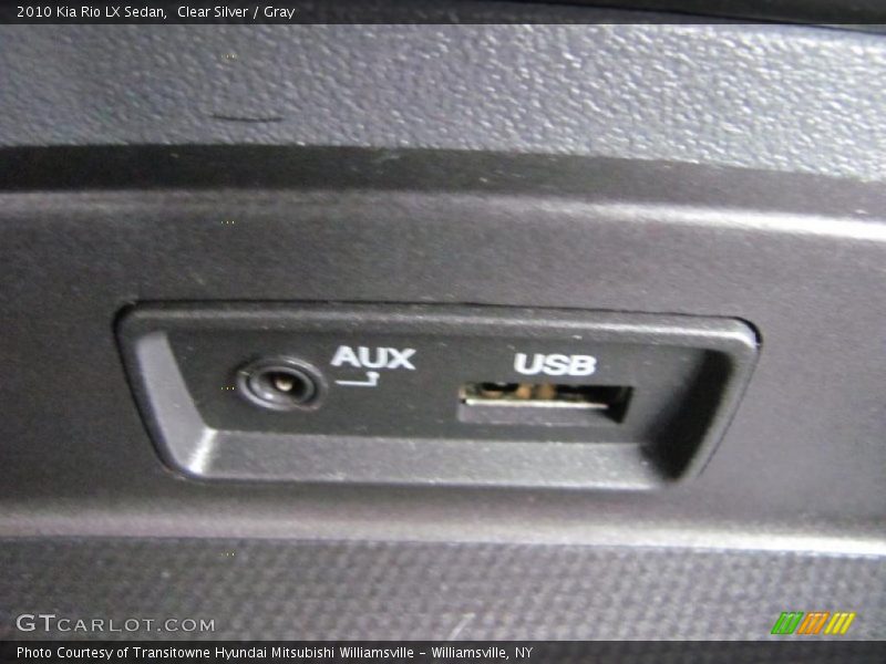 Clear Silver / Gray 2010 Kia Rio LX Sedan
