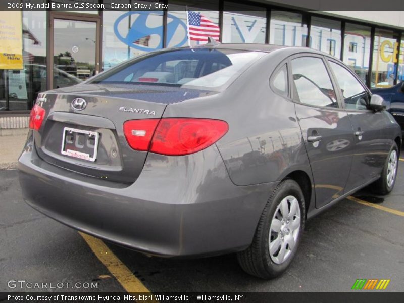 Carbon Gray / Gray 2009 Hyundai Elantra GLS Sedan