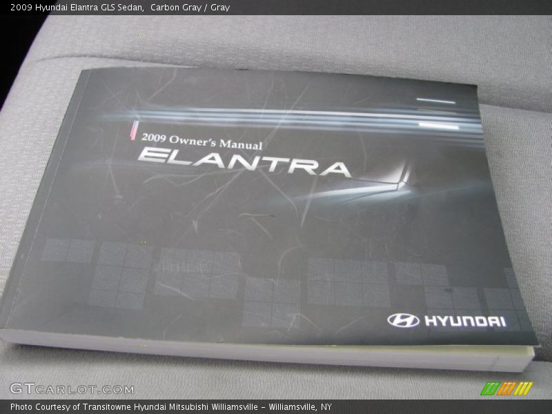 Carbon Gray / Gray 2009 Hyundai Elantra GLS Sedan