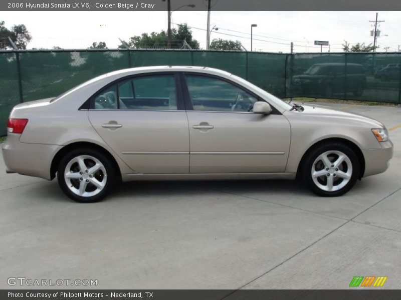 Golden Beige / Gray 2006 Hyundai Sonata LX V6