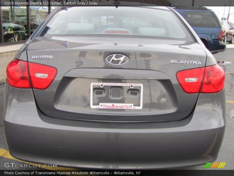 Carbon Gray / Gray 2009 Hyundai Elantra GLS Sedan