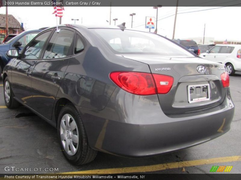 Carbon Gray / Gray 2009 Hyundai Elantra GLS Sedan