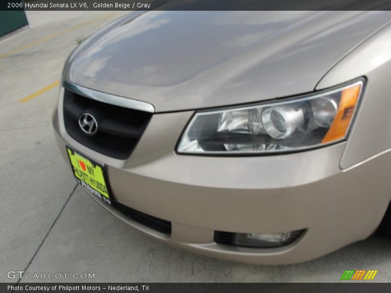 Golden Beige / Gray 2006 Hyundai Sonata LX V6