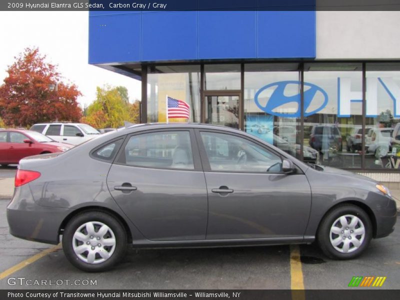 Carbon Gray / Gray 2009 Hyundai Elantra GLS Sedan