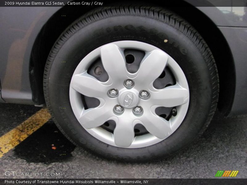 Carbon Gray / Gray 2009 Hyundai Elantra GLS Sedan