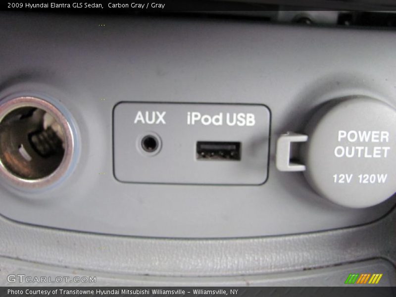 Carbon Gray / Gray 2009 Hyundai Elantra GLS Sedan