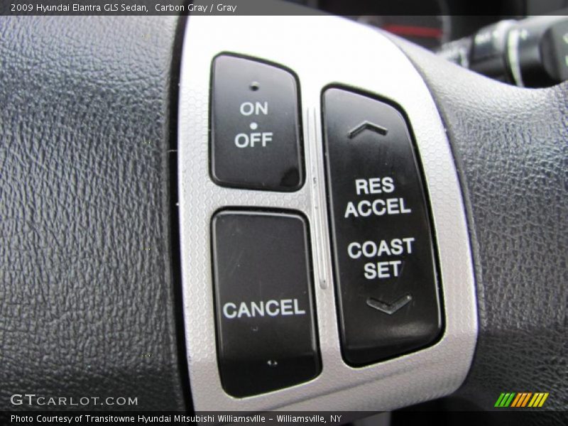 Carbon Gray / Gray 2009 Hyundai Elantra GLS Sedan