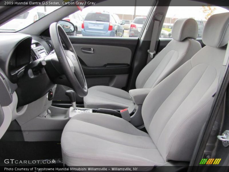Carbon Gray / Gray 2009 Hyundai Elantra GLS Sedan