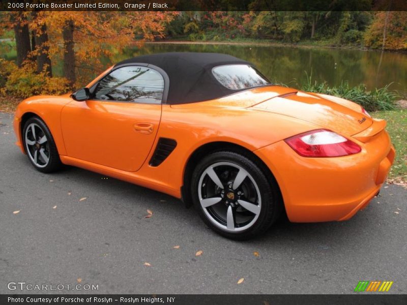 Orange / Black 2008 Porsche Boxster Limited Edition